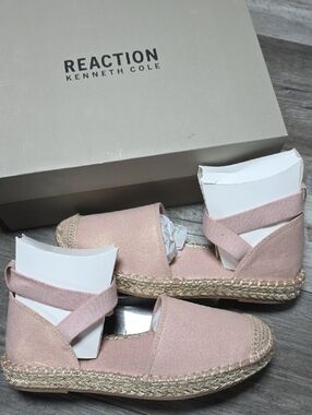 Reaction Kenneth Cole | Jute-wrapped Espadrille Flat Shoes Sz 8